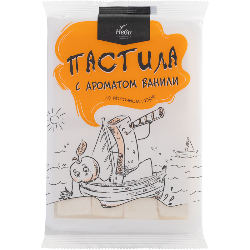 Изображение товара Пастила Нева ванильная 200 г - воздушное лакомство