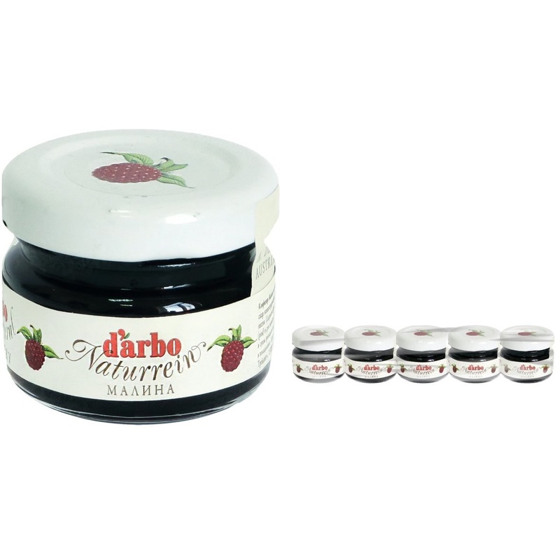 Изображение товара Конфитюр порционный Darbo малина 28 г (5 штук в упаковке)