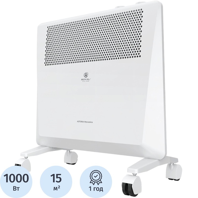 Изображение товара Конвектор Royal Clima REC-AT1000E белый 1000 Вт с терморегулятором