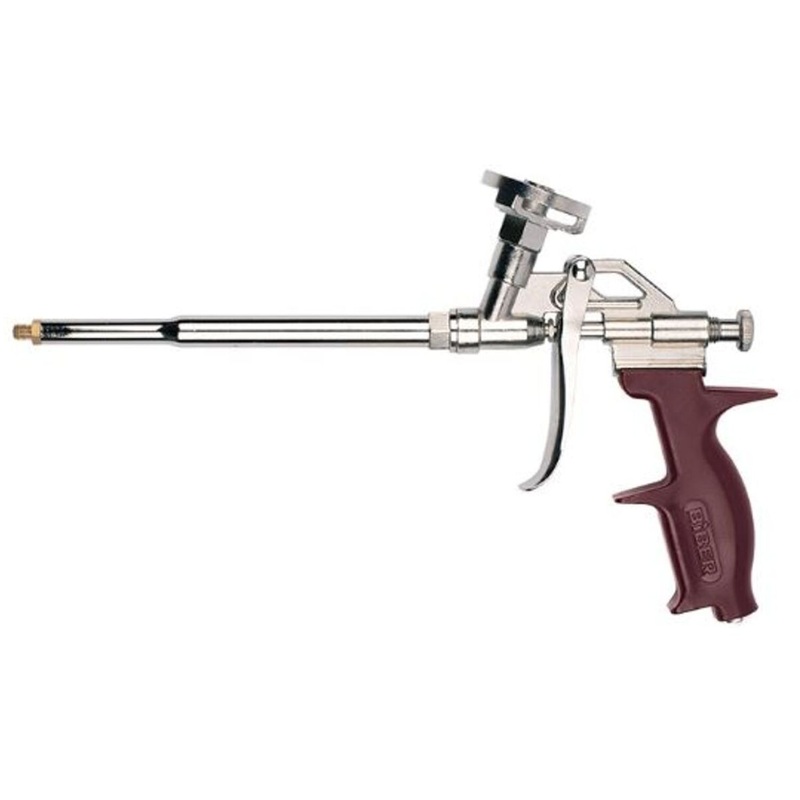 Изображение товара Пистолет для монтажной пены Бибер Мастер 60111 металлический пластиковая ручка