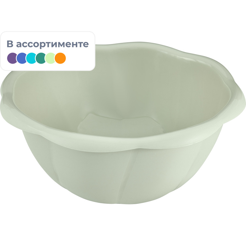 Изображение товара Миска из полипропилена Phibo 4 л 28.4 см для салатов и теста