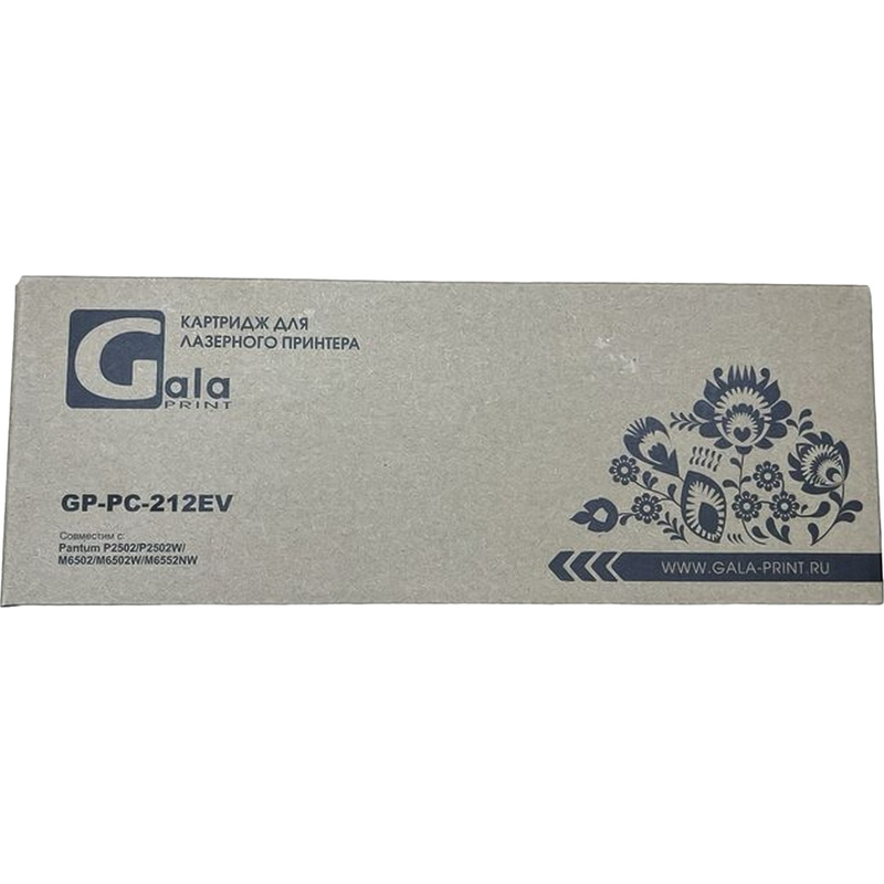Изображение товара Картридж лазерный GalaPrint PC-212EV для Pantum чёрный совместимый