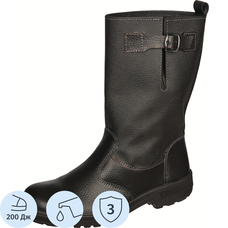 Изображение товара Рабочие сапоги Профи 50 из натуральной кожи и кирзы