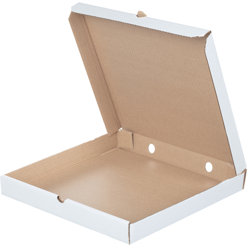 Изображение товара Коробка для пиццы 350х350х40 мм Т-23 белая 10 штук в упаковке