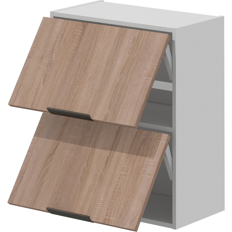 Изображение товара Кухонный навесной шкаф VOK W2К_72_60 дуб сонома белый шагрень