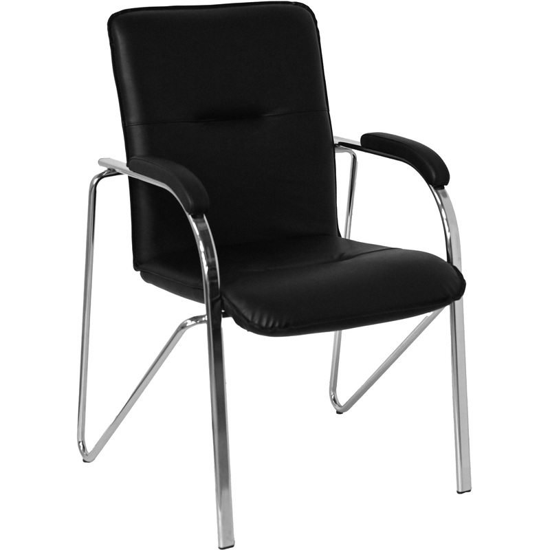 Изображение товара Уценка. Конференц-кресло Easy Chair Samba чёрный (искусственная кожа, металл хромированный) Изображение товара Уценка. Конференц-кресло Easy Chair Samba чёрный (искусственная кожа, металл хромированный)