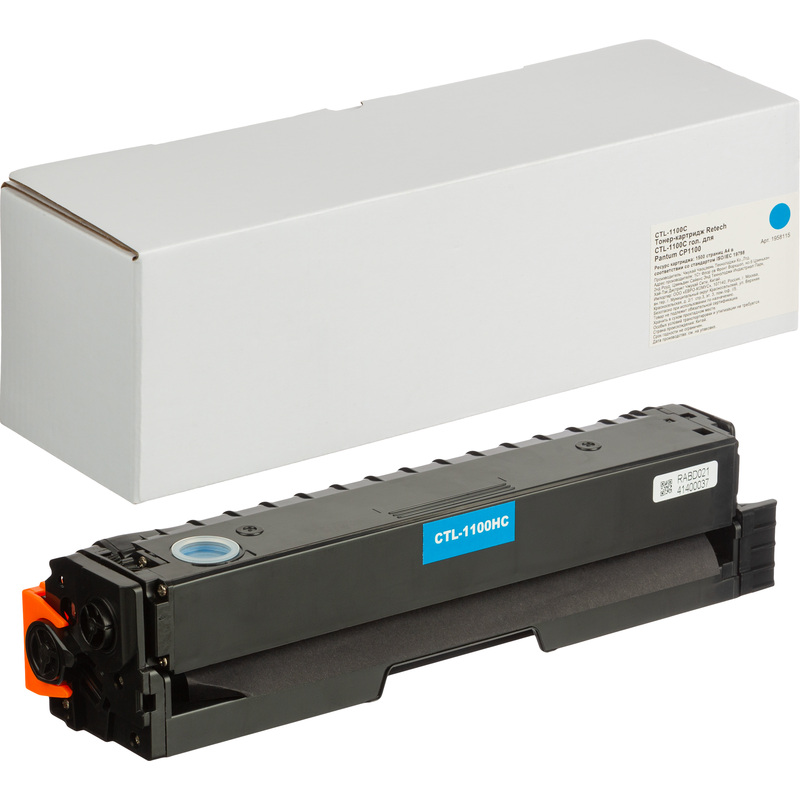 Изображение товара Картридж лазерный Retech CTL-1100C голубой для Pantum совместимый