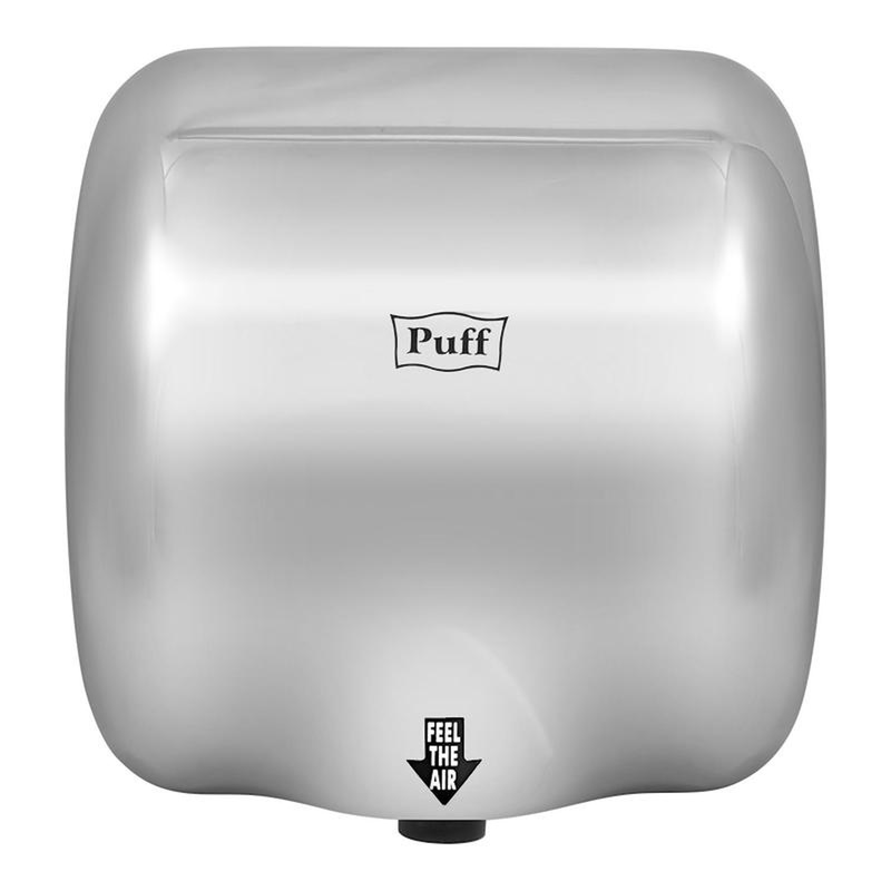 Изображение товара Уценка. Сушилка для рук электрическая Puff-8888 сенсорная серая