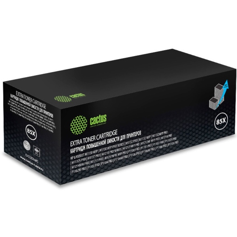 Изображение товара Картридж лазерный Cactus 85X CS-CE285X-MPS для HP черный