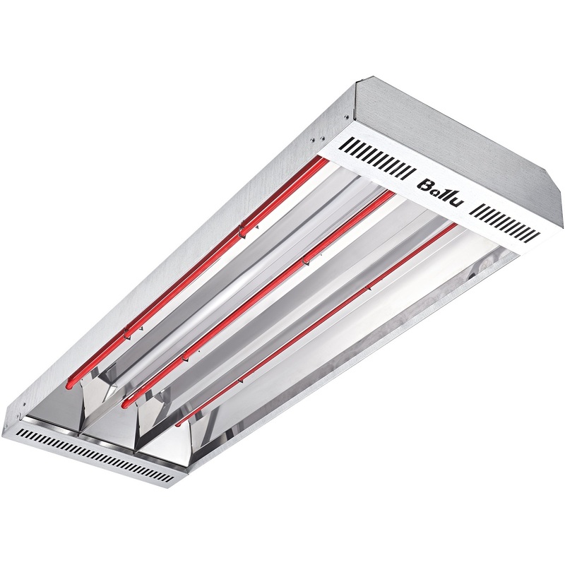 Изображение товара Инфракрасный обогреватель Ballu BIH-T2-4.5 4500 Вт для промышленного и уличного обогрева