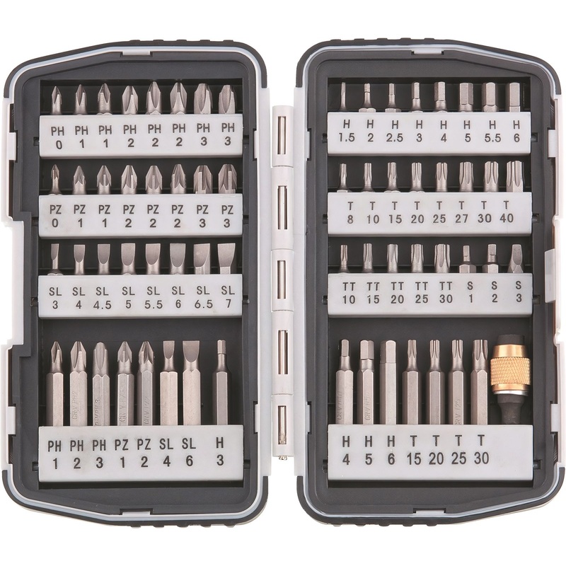 Изображение товара Набор бит Matrix 64 предмета 11327 для шуруповертов и отверток