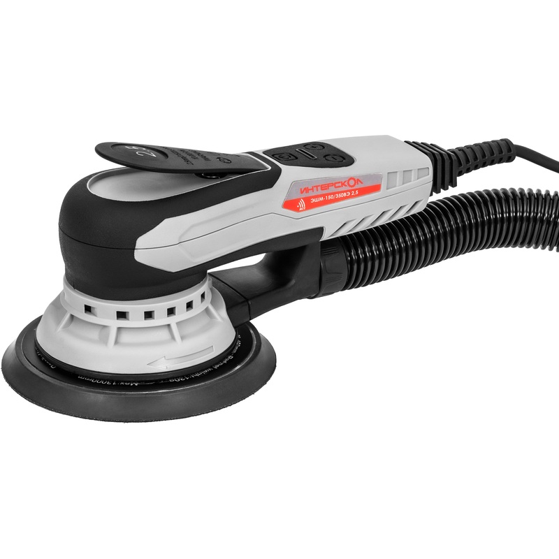 Изображение товара Профессиональная эксцентриковая шлифмашина Интерскол ЭШМ-150/350ВЭ 2.5