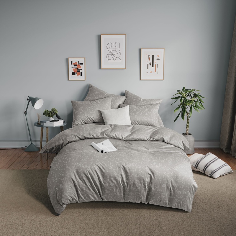 Изображение товара Комплект постельного белья Guten Morgen Cuties евро бязь 70x70 см