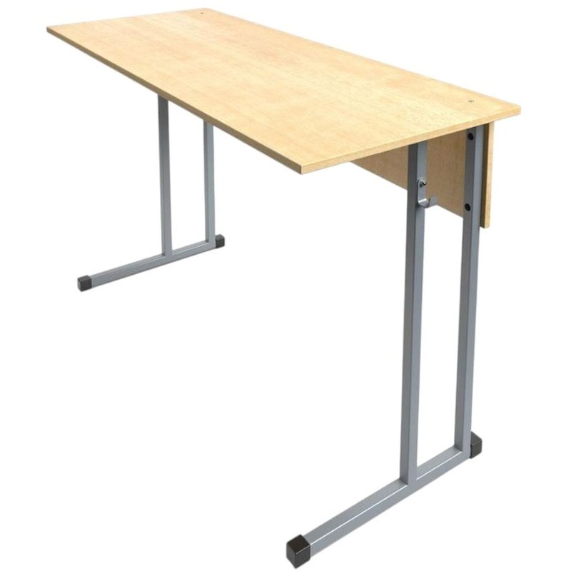 Изображение товара Парта двухместная клён/серый рост 6