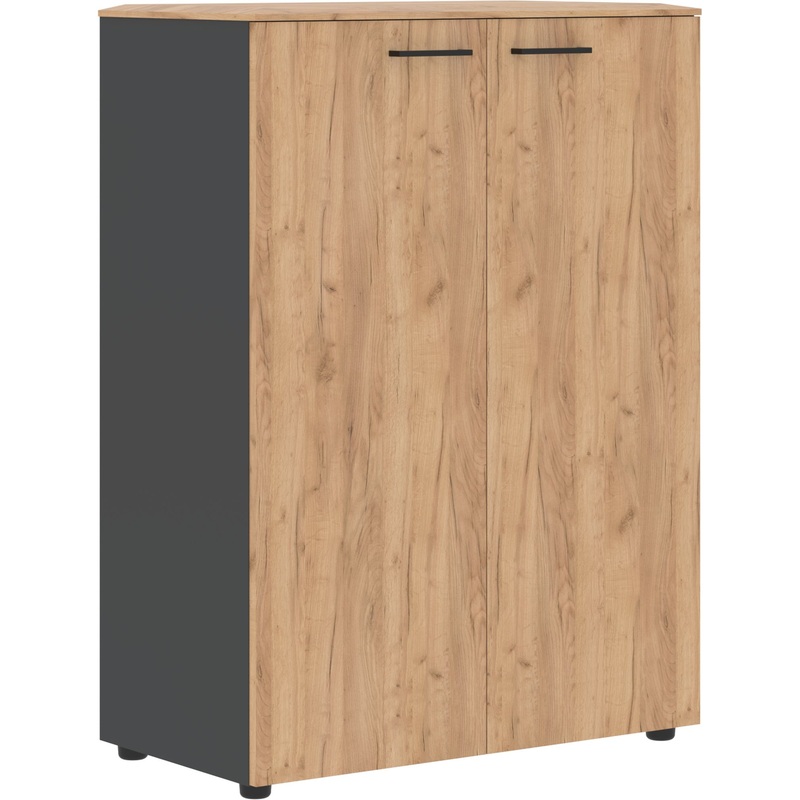 Изображение товара Шкаф для документов Jay JMC 85.1 (дуб бофорд/антрацит, 856х452х1184 мм)