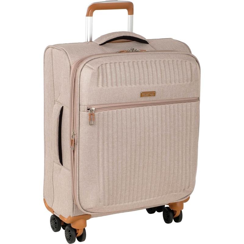 Изображение товара Чемодан Polar размер S 46 л бежевый полиэстер (Р1913)