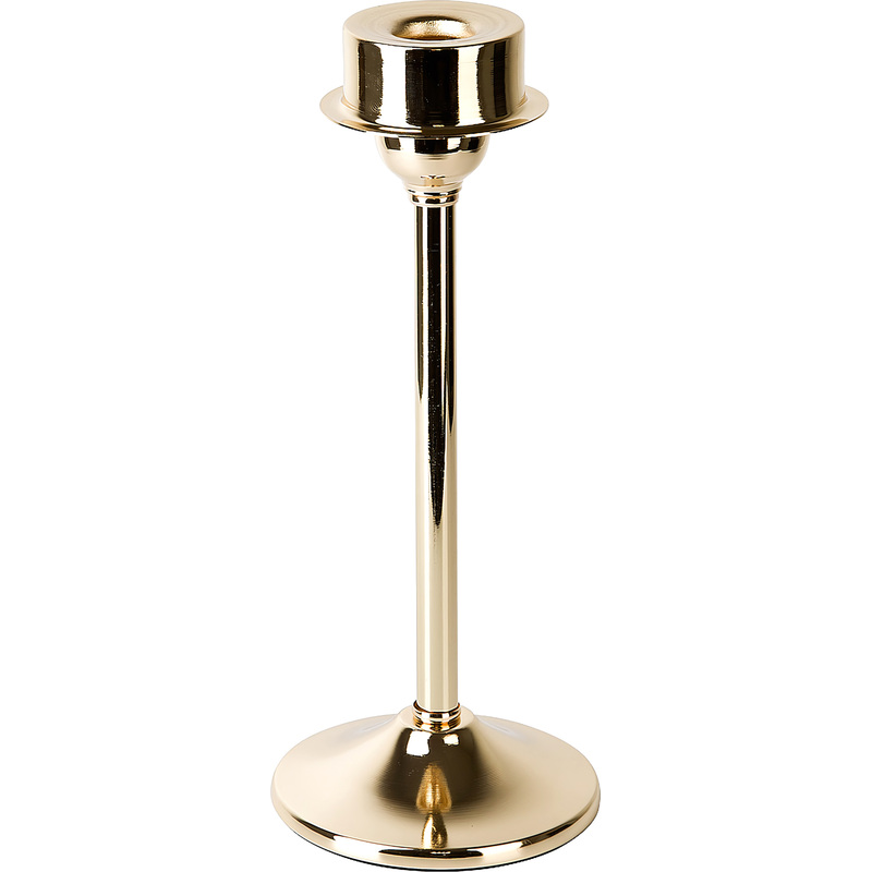 Изображение товара Подсвечник Art House 25 см фигурный металлический золотистый для свечей