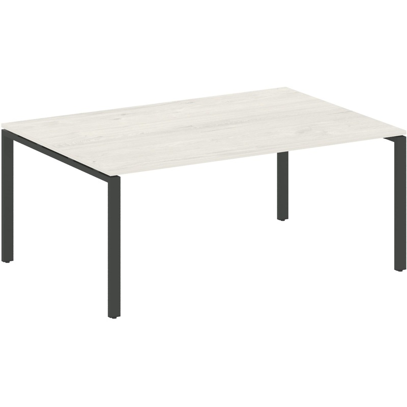 Изображение товара Стол для переговоров Metal System Style БП.ПРГ-1.5 дуб наварра антрасит 1800x1235 мм