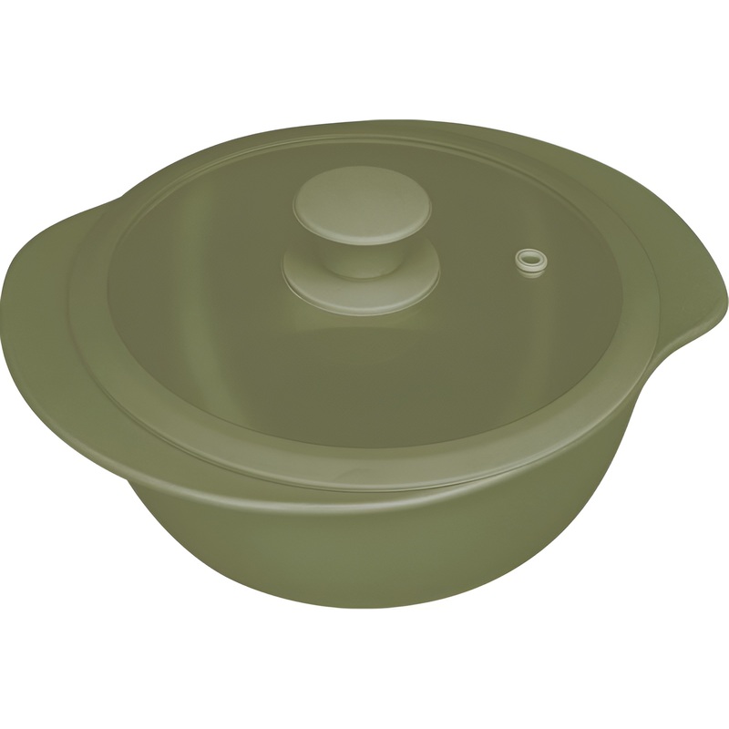 Изображение товара Кастрюля Oxford Eucalipto 2.3 л керамическая с крышкой удобная для домашнего приготовления