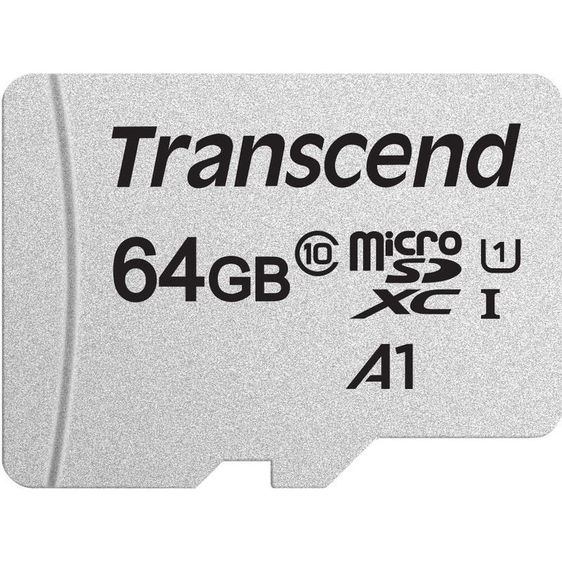 Изображение товара Карта памяти micro SDXC 64 ГБ Transcend TS64GUSD300S-A Class 10 UHS-I с адаптером
