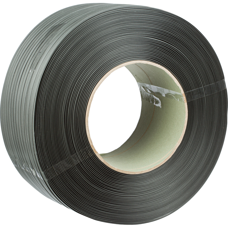 Изображение товара Полипропиленовая стреппинг лента серая 12х0.6 мм 2300 м для крепления грузов