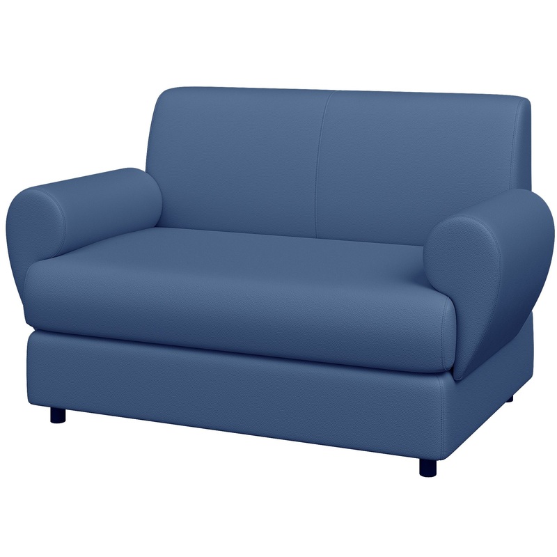 Изображение товара Диван двухместный Матрикс M2-2 синий (кожзаменитель) Изображение товара Диван двухместный Матрикс M2-2 синий (кожзаменитель)