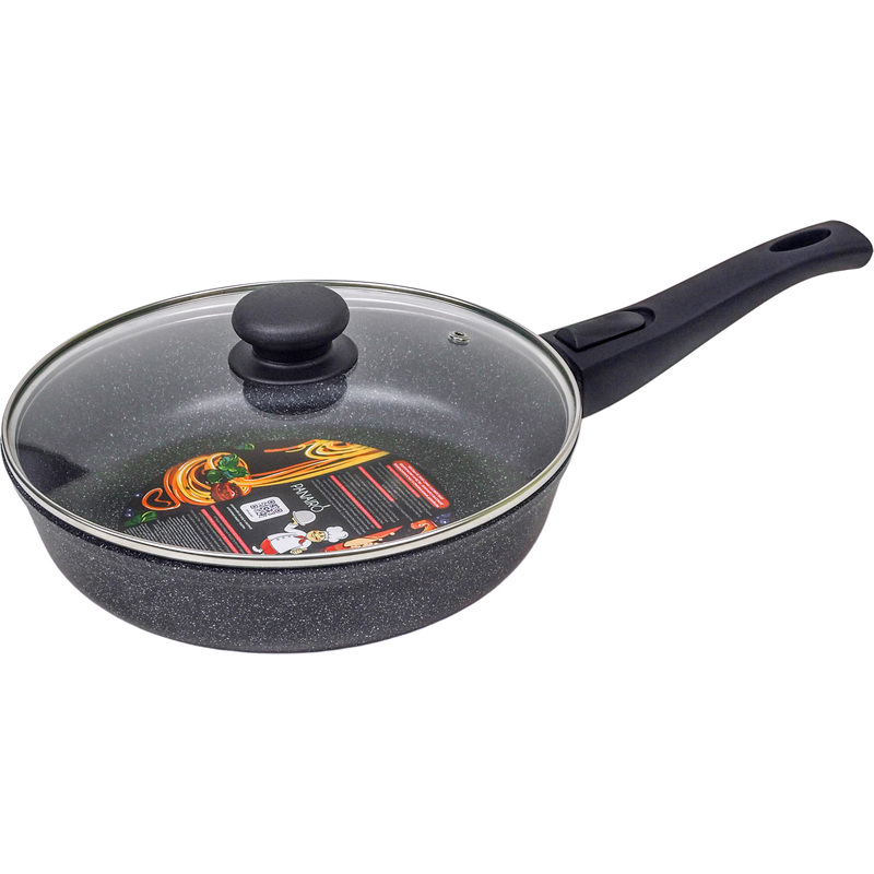 Изображение товара Сковорода Panairo Veranss 28 см с антипригарным покрытием и съемной ручкой