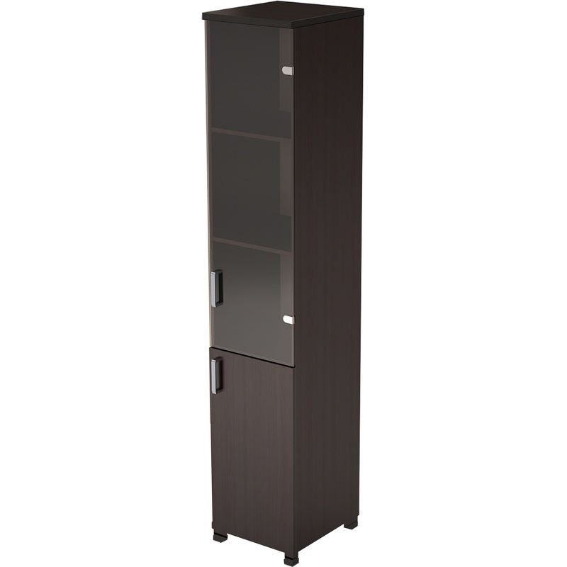 Изображение товара Шкаф для документов Avance 6ПД.005.3 со стеклом венге 400х450х2116 мм