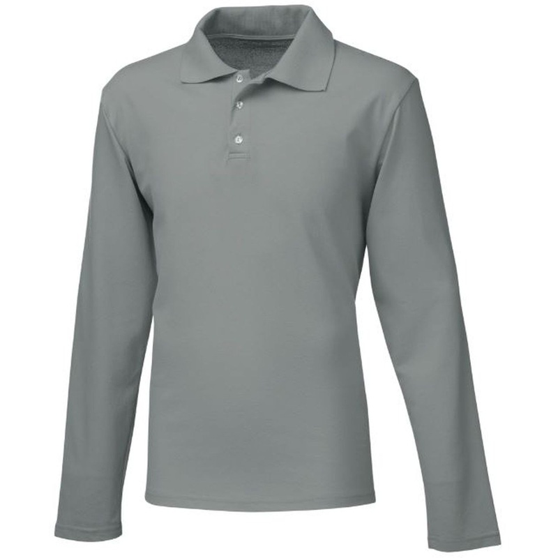 Изображение товара Рубашка поло Тензор серая длинный рукав размер XL