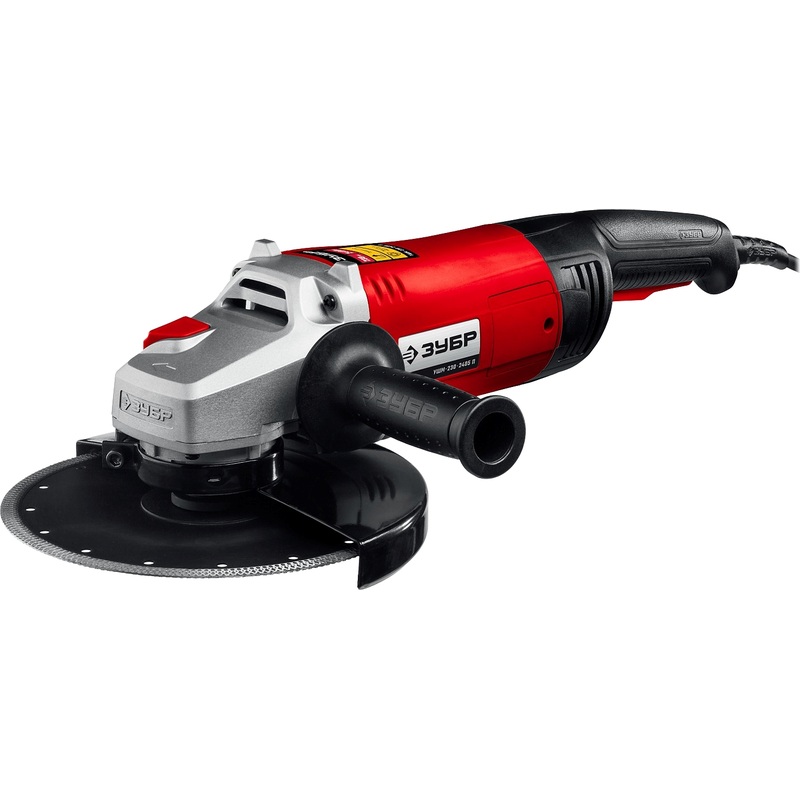 Изображение товара Шлифмашина угловая сетевая ЗУБР УШМ-230-2405 П