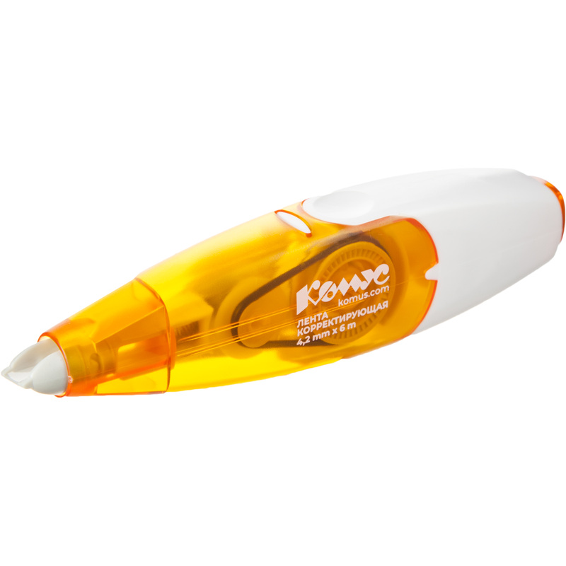 Изображение товара Корректирующая лента Комус 4.2 мм 6 м автоматическая высокое качество офисный инструмент