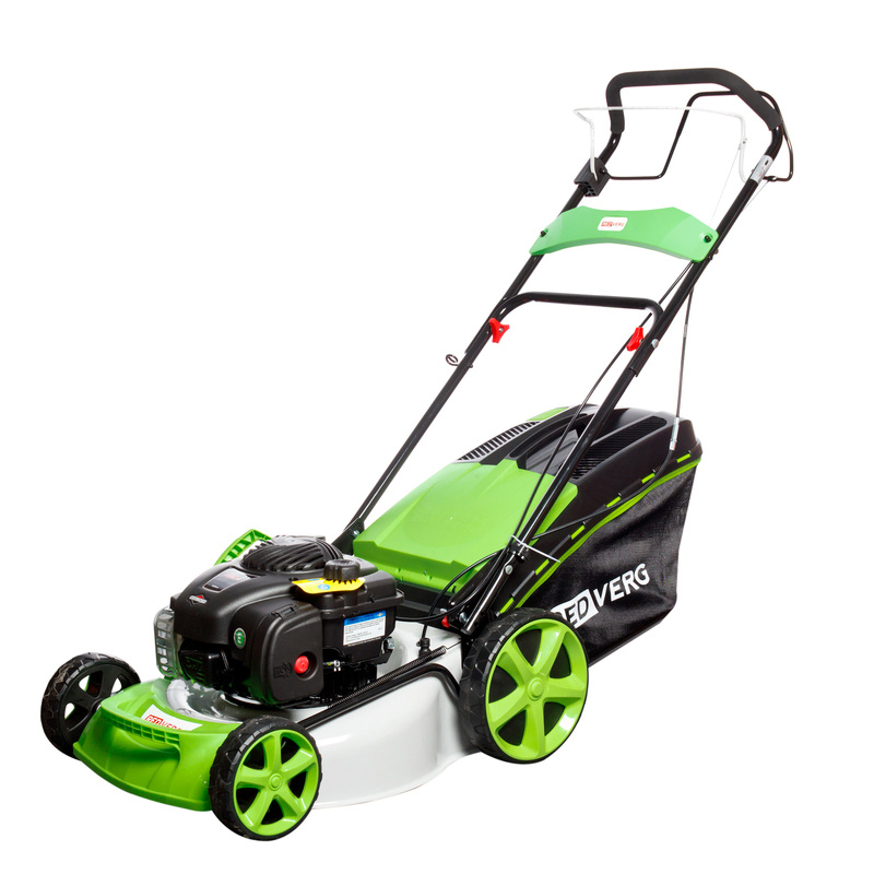 Изображение товара Газонокосилка бензиновая Redverg RD-GLM46SB мощная и многофункциональная