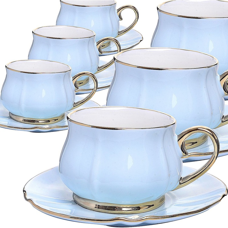 Изображение товара Набор чайный Loraine Премиум (30530) на 6 персон фарфор (12 предметов)