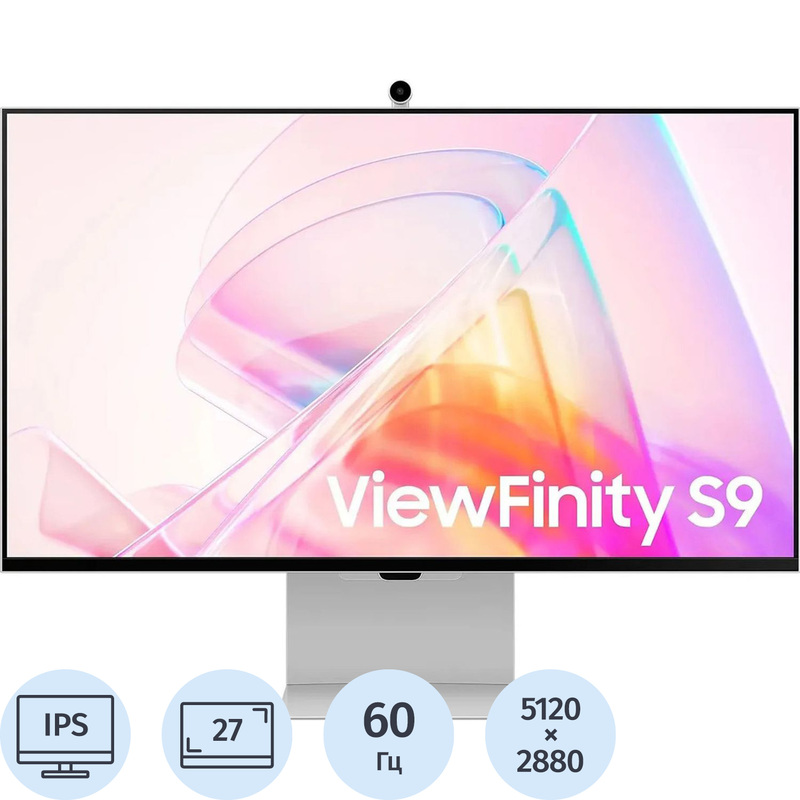 Изображение товара Монитор Samsung S9 LS27C902PAIXCI 27" IPS с HDR, веб-камера и USB-хаб Изображение товара Монитор Samsung S9 LS27C902PAIXCI 27" IPS с HDR, веб-камера и USB-хаб