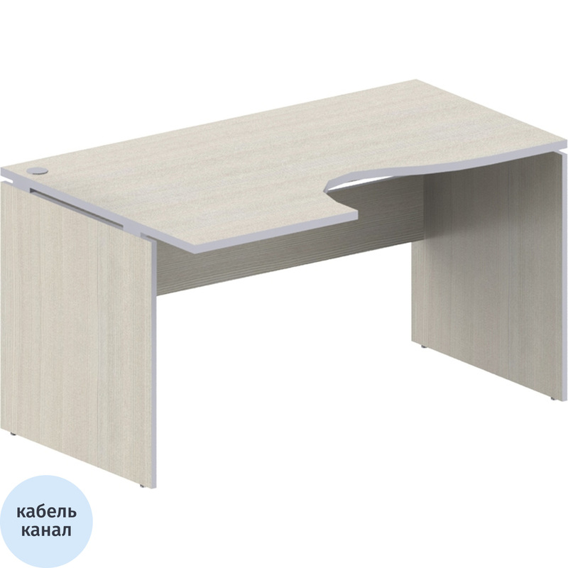 Изображение товара Эргономичный правый стол Vita V-1.5 сосна Карелия 1400х900х750 мм