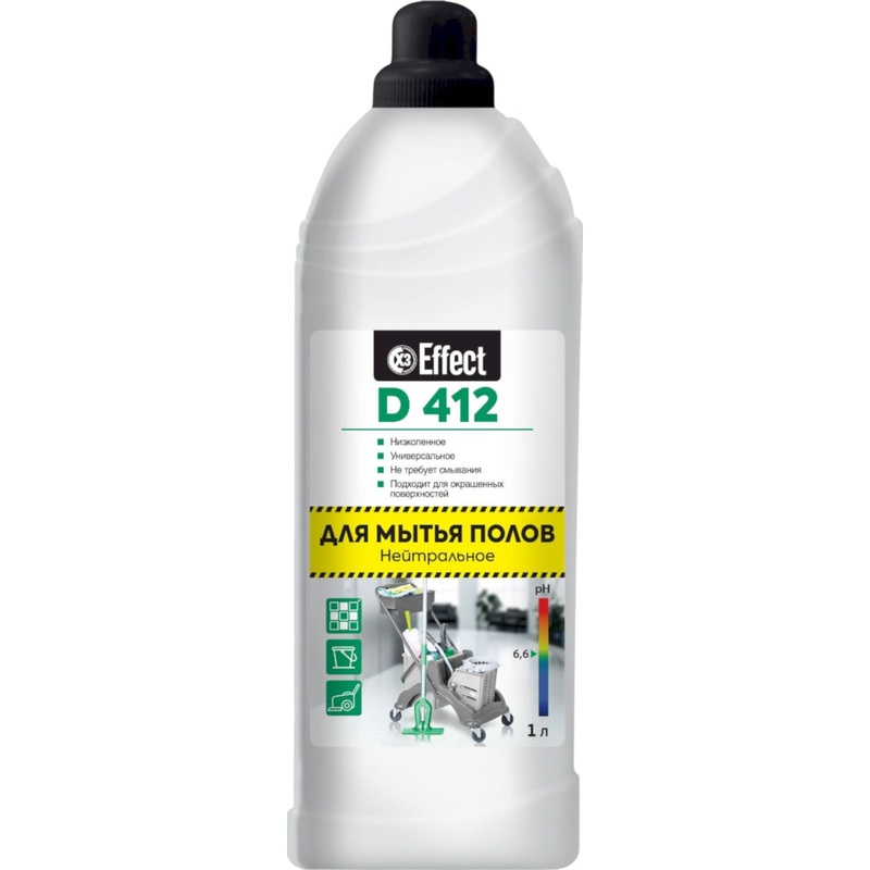 Изображение товара Средство для мытья полов Effect Delta 412 1 л концентрат нейтральное
