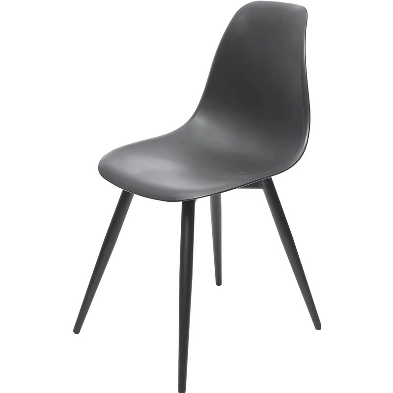 Изображение товара Стул обеденный Комус Eames Plast чёрный (пластик, металл)