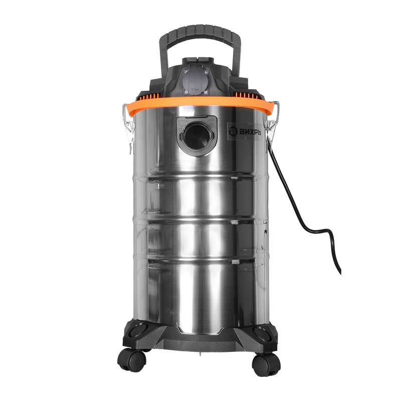 Изображение товара Строительный пылесос Вихрь СП-1500/30 мощный сухой влажной уборки 30л
