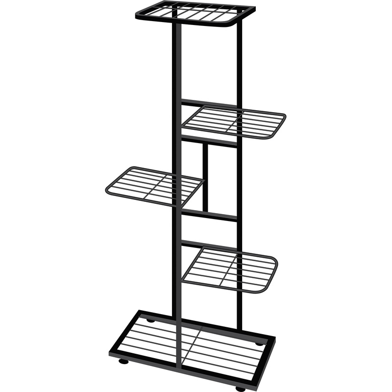Изображение товара Подставка для цветов Garden Show 22x41x96 см графит
