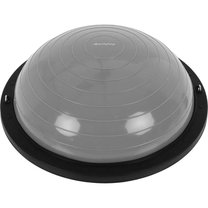 Изображение товара Полусфера балансировочная Onlytop Bosu (с эспандерами и насосом)