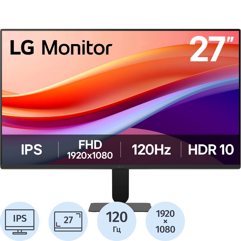 Изображение товара Монитор 27" LG 27U411A-B чёрный
