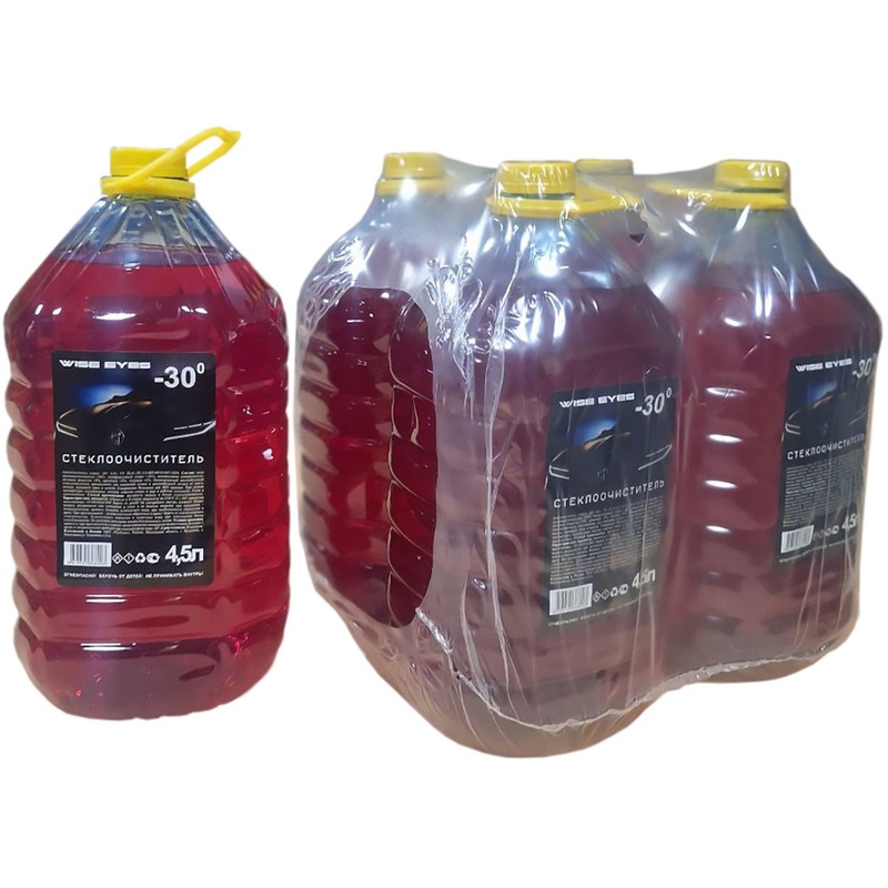 Изображение товара Жидкость незамерзающая Wise Eyes -30С 4.5л ПЭТ для зимнего стеклоомывателя