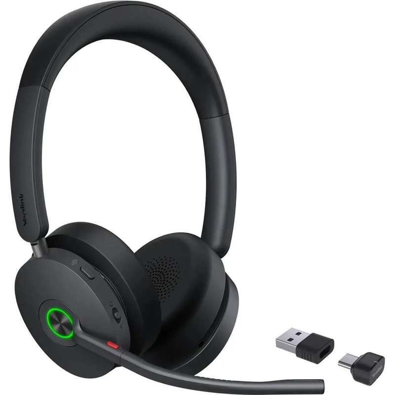 Изображение товара Беспроводная гарнитура Yealink BH74 with Stand UC USB-C/A для профессиональных звонков