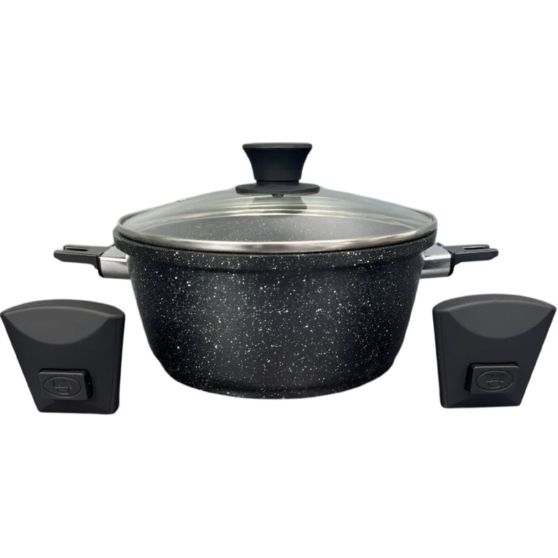 Изображение товара Кастрюля Panairo Veranss 2 л литой алюминий антипригарное покрытие для духовки