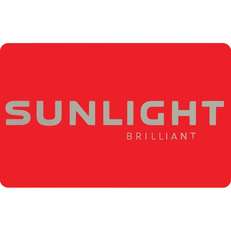 Изображение товара Подарочная карта Sunlight номиналом 5000 рублей пластиковая сертификат