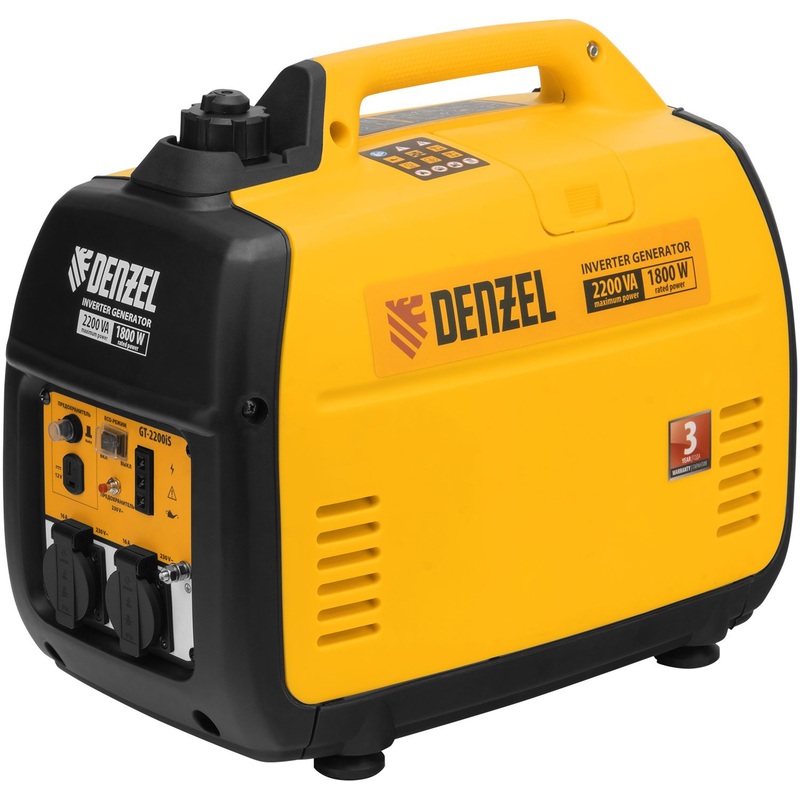 Изображение товара Инверторный бензиновый генератор Denzel GK-2200iF 2,2 кВт для дома и природы