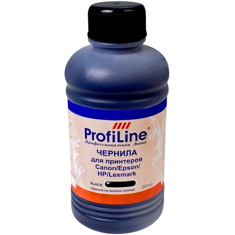 Изображение товара Чернила Profiline Premium черные совместимые для Canon Epson HP Lexmark повышенной емкости