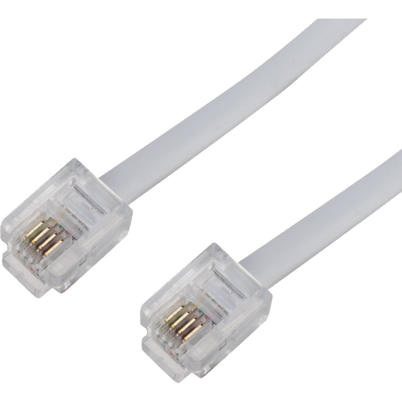 Изображение товара Удлинитель Rexant RJ-11 (6P-4C) 10 штук в упаковке