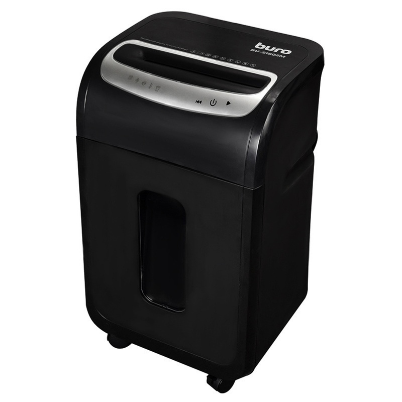 Изображение товара Уценка. Шредер (уничтожитель документов) Buro Office BU-S1602M 5-й уровень секретности объем корзины 30 л. уц_тех
