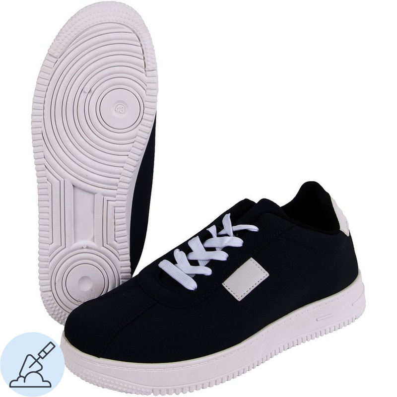 Изображение товара Кроссовки Line ПВХ из велюра синие размер 46 для работы и профессионального использования